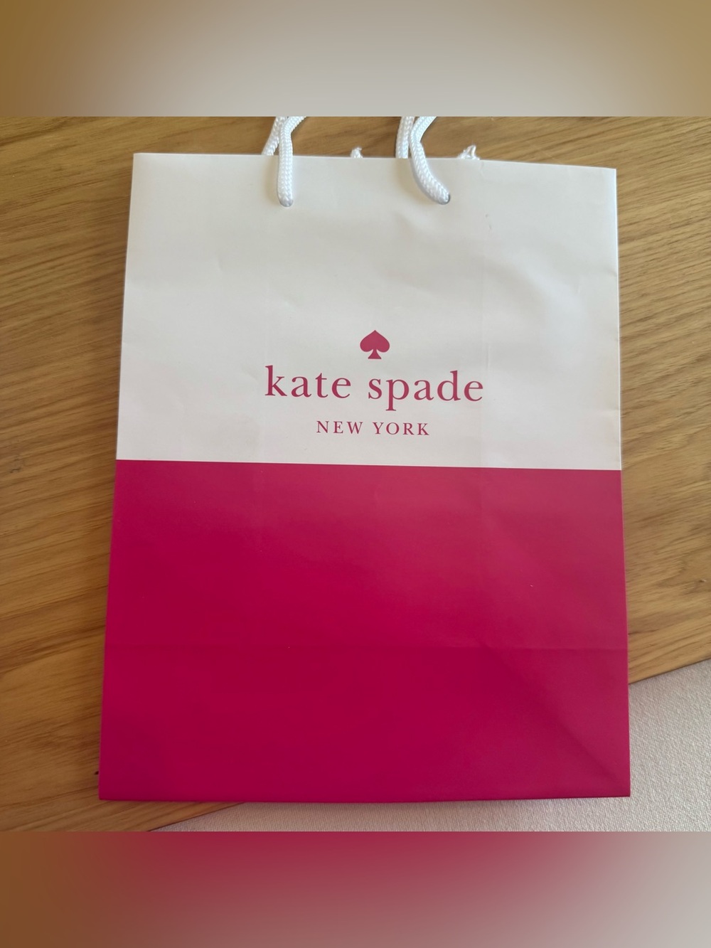 kate spade Pink and White Gift Bag & Box Set bridal shower party decor - Picture 12 of 16